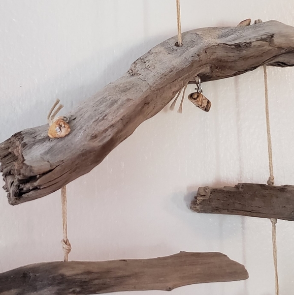 Driftwood plant propagation hanging mobile (handmade, for small cuttings) - Picture 4 of 7